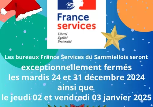 Fermeture exceptionnelle France Services du Sammiellois