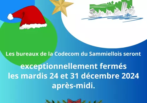 Fermeture exceptionnelle des bureaux de la Codecom